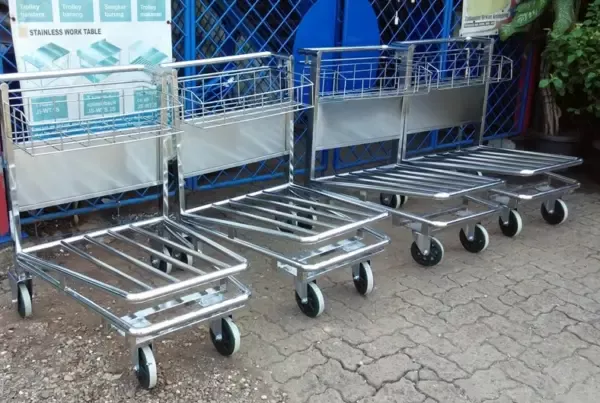 Trolley Bandara dari Jaya Stainless