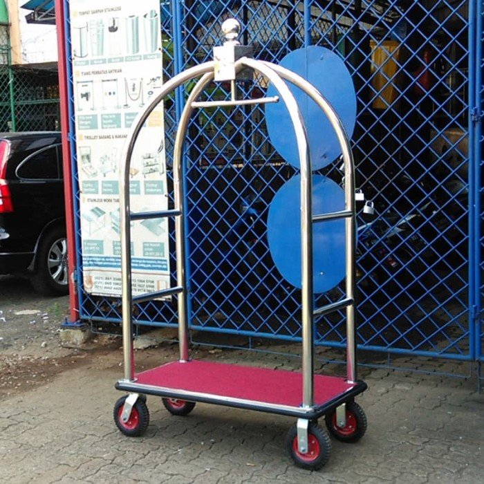 Luggage Cart Trolley/Troli Sangkar Burung: Solusi Praktis dan Profesional untuk Layanan Tamu