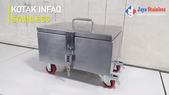 Kotak Amal Stainless Steel + Roda: Solusi Praktis dan Elegan untuk Donasi