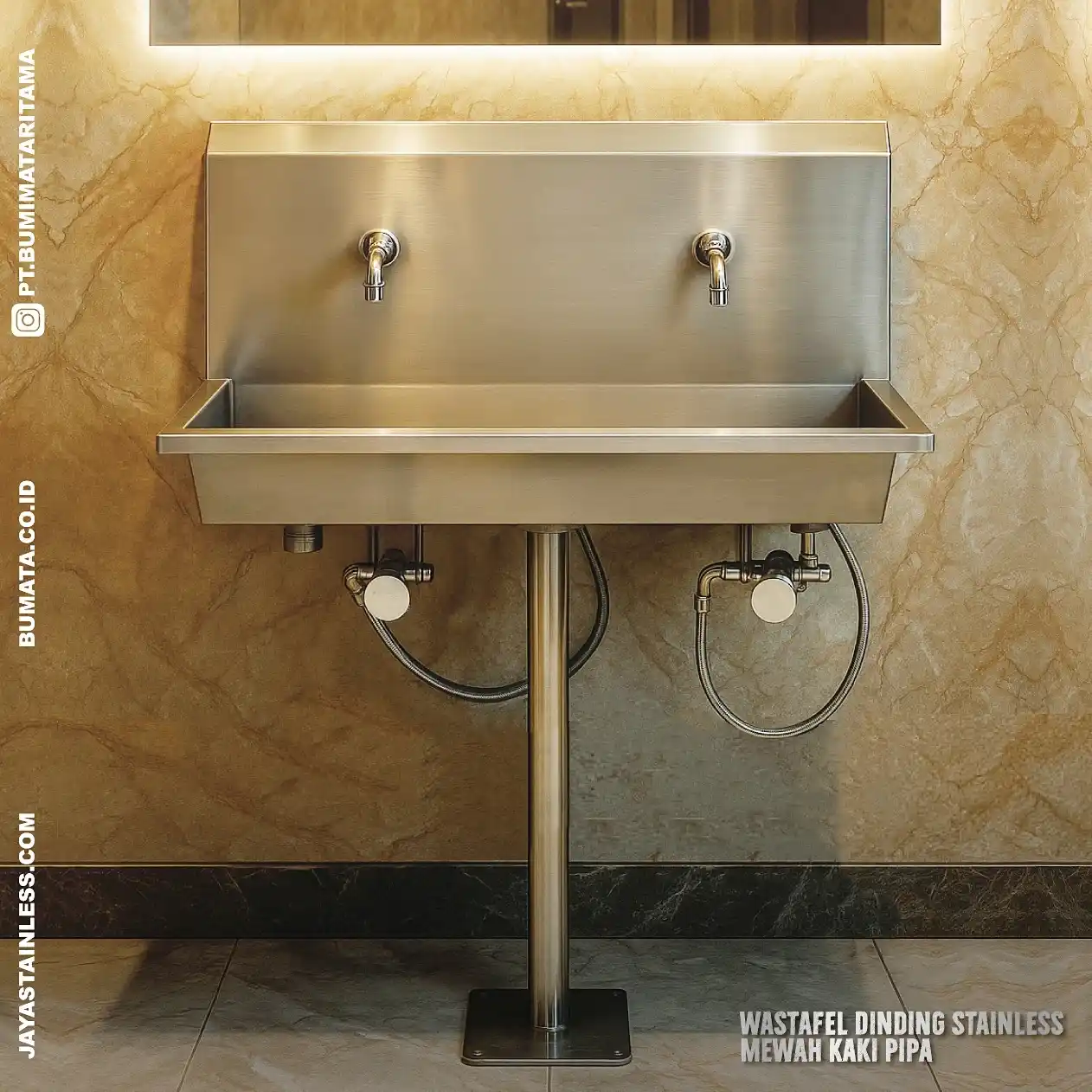 Wastafel Cuci Tangan Stainless – Kuat, Higienis, dan Cocok untuk Dapur Komersial