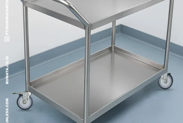 troli stainless 2 susun