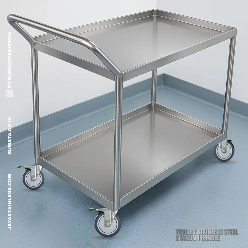 troli stainless 2 susun