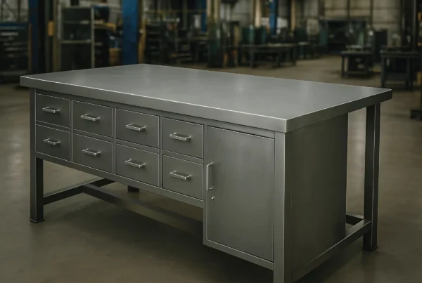 meja kerja stainless