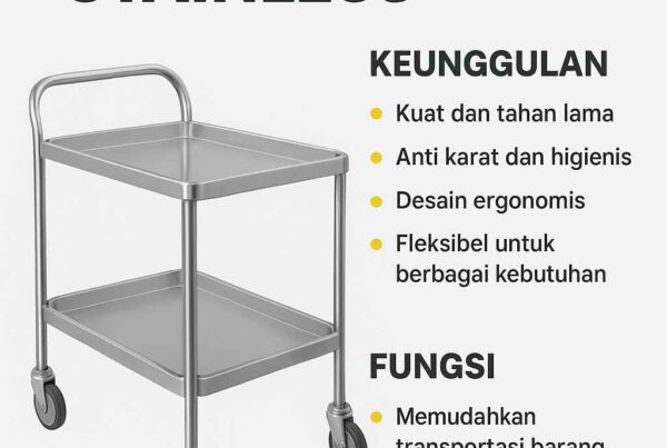 TROLI BARANG STAINLESS